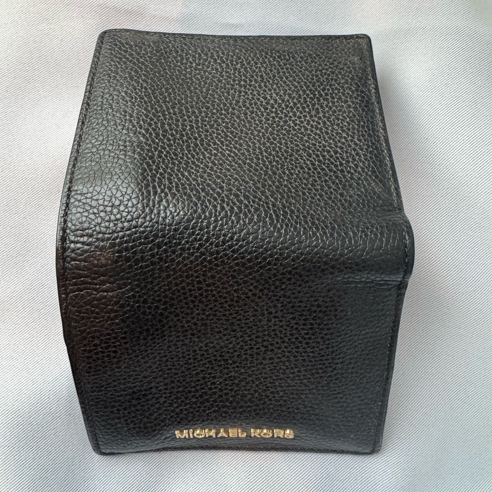 Michael Kors Pebbled Black Leather Wallet